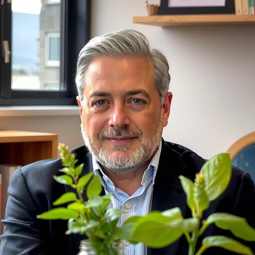 Portretul Andrei Ionescu, editor șef și expert în plante medicinale